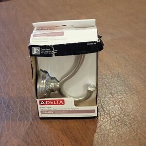 Delta Cassidy 79735-SS Double Robe Hook, Stainless Steel New, sealed